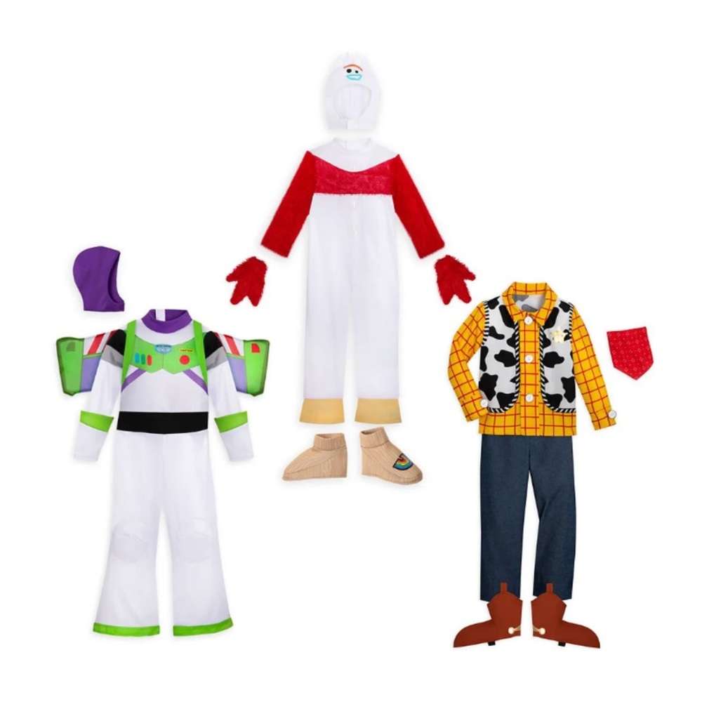 ✨DISNEY PARKS EXCLUSIVE ✨ NEW! Kids' Toy Story Costume Set: Woody + Buzz + Forky